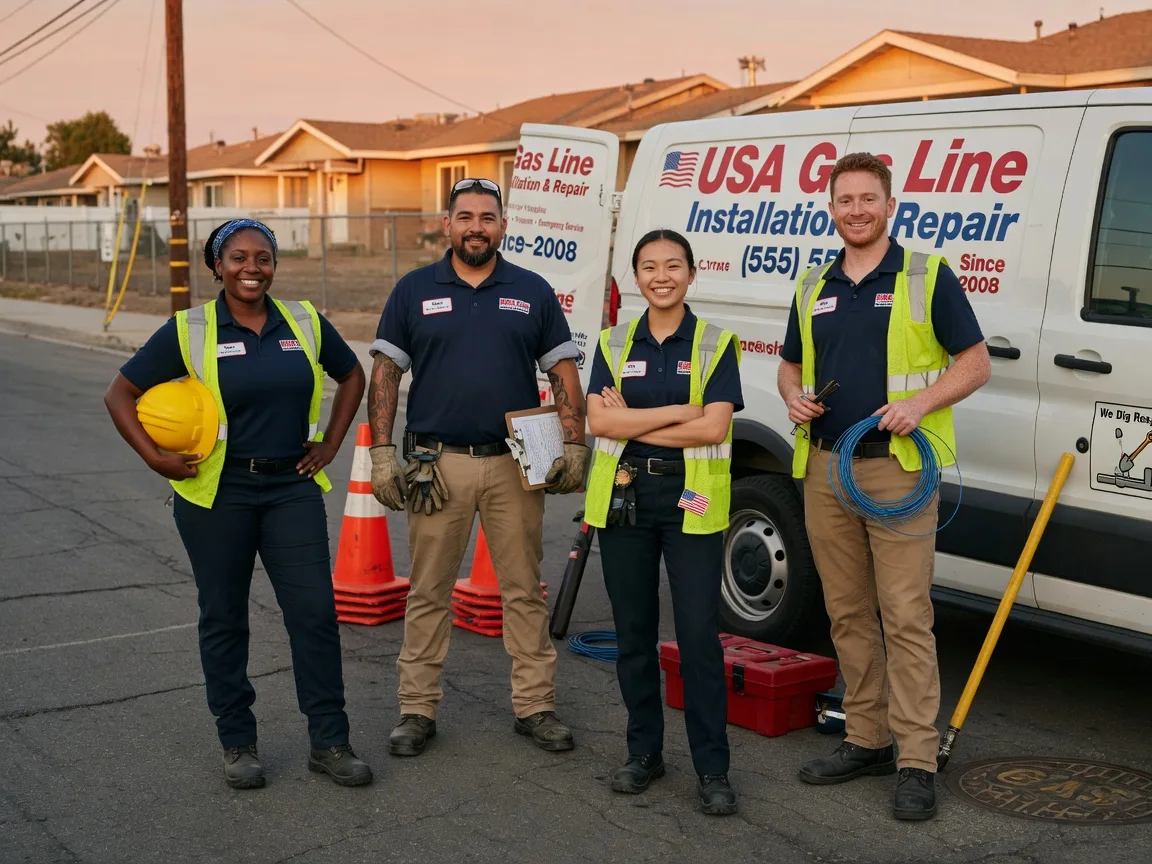 Gas Line Installation company in Roebling, NJ